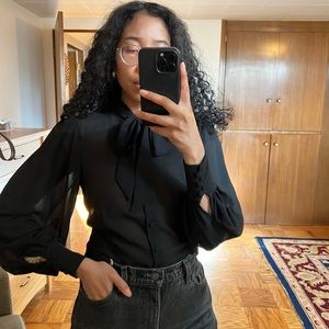 Vintage sheer blouse